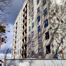 Ход строительства ЖК Комфорт на Салтовке, 1 дом (секция 1), февраль 2022