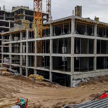 Хід будівництва ЖК High Hills, 1 секція (East Hill), лютий 2022