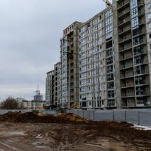Хід будівництва ЖК Авіаційний, 1 будинок (секції 3-4), лютий 2022