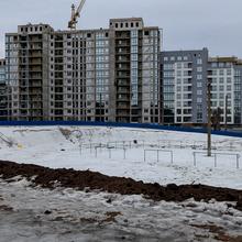Хід будівництва ЖК Авіаційний, 1 будинок (секції 1-3), лютий 2022