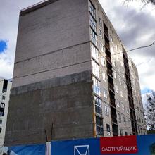 Ход строительства ЖК Комфорт на Салтовке, 1 дом (секция 1), февраль 2022