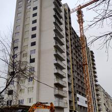 Хід будівництва ЖК Слобожанський квартал, Будинок, лютий 2022