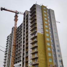 Хід будівництва ЖК Слобожанський квартал, Будинок, лютий 2022