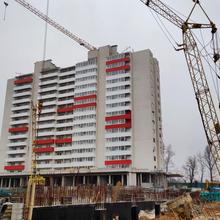 Хід будівництва ЖК Слобожанський квартал-2, 2 секція, лютий 2022