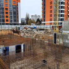 Хід будівництва ЖК MAVERICK RESIDENTIAL COMPLEX, 1-2 секції, лютий 2022