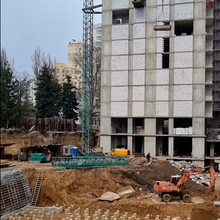 Хід будівництва ЖК Акрополь, 3 будинок (секція В), квітень 2022