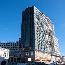 Ход строительства ЖК Манхэттен, 1-3 секции, октябрь 2022