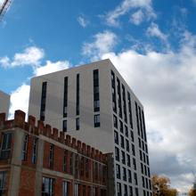 Хід будівництва вул. Навроцького, 31, 1 будинок (секція В2), жовтень 2022