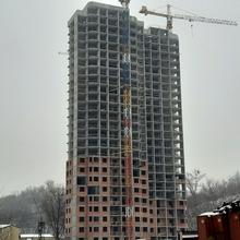 Хід будівництва ЖК Голосіївська Долина, 2 будинок  (секції 1-2), грудень 2022