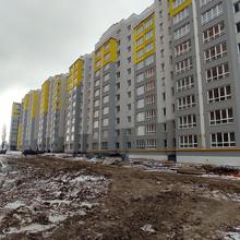 Хід будівництва вул. Академіка Янгеля, 1-6 секції, лютий 2023