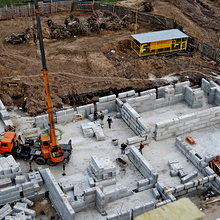 Хід будівництва ЖК Евромісто, 1 черга, березень 2014