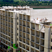 Хід будівництва ЖК Евромісто, 1 черга, липень 2014