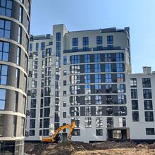 Ход строительства ЖК Парус City, 4 дом (секции 1-3), август 2023