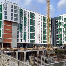 Хід будівництва ЖК CONTINENT GREEN, 1 будинок (секції 3-4), жовтень 2023