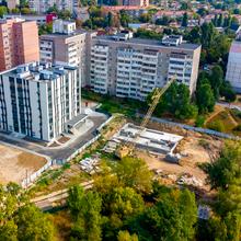 Хід будівництва ЖК Сонячний, 1-2 будинки, жовтень 2023