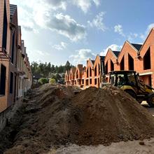 Ход строительства Таунхаусы FORT HOMES, 0, октябрь 2023