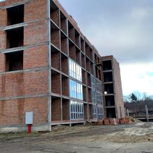 Ход строительства ЖК Счастливая Семья, 1-2 секции, декабрь 2023