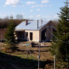 Ход строительства КГ OZON Village, 0, апрель 2024