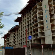 Ход строительства ЖК Оскар, секции 1, 2, 3, апрель 2024