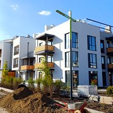 Ход строительства Массив SMART & GREEN, 1 дом (секция 1), май 2024