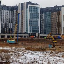 Хід будівництва ЖК Феофанія City, Корпуса А, B, січень 2025