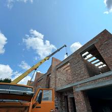 Ход строительства Таунхаусы COMFORT TOWN, 0, август 2025