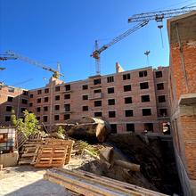 Ход строительства ЖК СКАНДИНАВИЯ, 1 дом (секции 8-10), сентябрь 2025