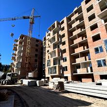 Ход строительства ЖК СКАНДИНАВИЯ, 1 дом (секции 1-4), сентябрь 2025