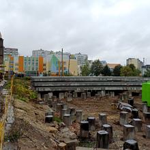 Хід будівництва вул. Степана Бандери, 80, 6 секція, жовтень 2025