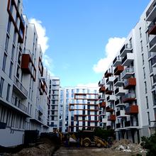 Ход строительства ЖК INFINITY PARK, 1 дом (секция 5), октябрь 2025