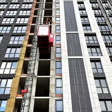 Ход строительства ЖК Mont Blan, секция В, октябрь 2025