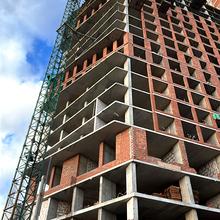 Ход строительства ЖК Mont Blan, секция C, октябрь 2025