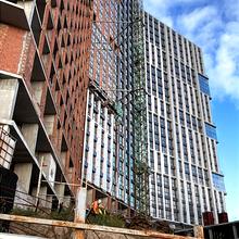 Ход строительства ЖК Mont Blan, секции A-C, октябрь 2025