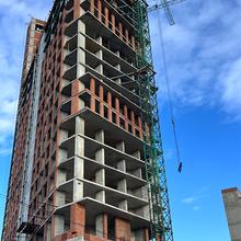 Ход строительства ЖК Mont Blan, секция C, октябрь 2025