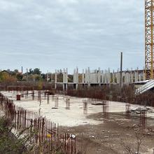 Ход строительства ЖК Гостомель Residence, 3 дом (секции 2-5), октябрь 2025