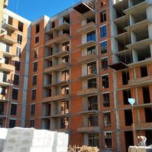 Ход строительства ЖК КОРОНА, 1 дом (секция 4), октябрь 2025