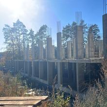 Ход строительства ЖК Гринвуд-3, 4 дом (секция 8), октябрь 2025