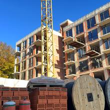 Ход строительства ЖК Гринвуд-3, 6 дом (секция 10), октябрь 2025