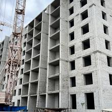 Ход строительства ЖК Олимп Модерн, 1 дом, октябрь 2025