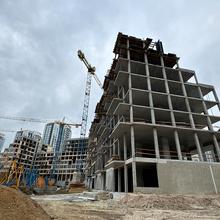 Хід будівництва ЖК Dnipro Island, 1 будинок, жовтень 2025