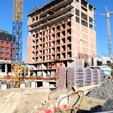 Ход строительства HELGA, 1,2 будинок, октябрь 2025