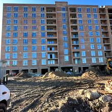 Ход строительства ЖК Семейный COMFORT 2, 1 дом (секция 1.2), октябрь 2025