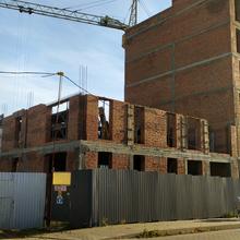 Ход строительства ЖК Солнечный городок, 1а дом (секция 3), октябрь 2025