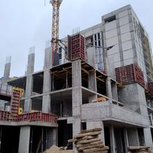 Ход строительства ЖК Щасливий Grand, 4-5 секции, октябрь 2025