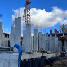 Ход строительства ЖК Novatsia, 1-5 секции, октябрь 2025