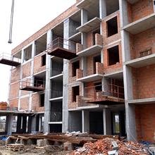 Ход строительства ЖК Этно Дом, 3 дом (секция 2), ноябрь 2025