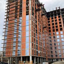 Ход строительства ЖК Comfort House, 4 дом (секция 6), ноябрь 2025