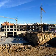 Ход строительства HILLTOP, 8-10 секции, ноябрь 2025