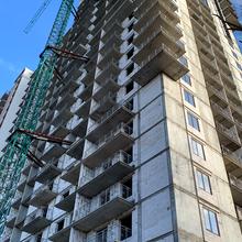 Хід будівництва ЖК Акрополь, 4 будинок (секція В), листопад 2025