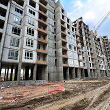 Ход строительства ЖК Синергия Сити, 35-36 дома, декабрь 2025